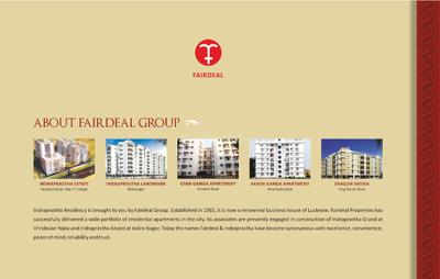 Image of 1447 Sq.ft 3 BHK Apartment / Flat for sale in Fairdeal Indraprastha Residency, Amausi, Lucknow for Rs. 9705758