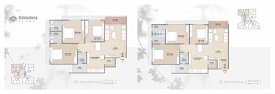 Image of 1100 Sq.ft 2 BHK Apartment / Flat for sale in Ratnadeep Flora, New Ranip, Ahmedabad for Rs. 6500000