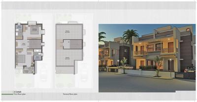 Image of 1700 Sq.ft 3.5 BHK Villa for sale in India Greenland the Eco Village, Makrampur, Kolkata for Rs. 6800000