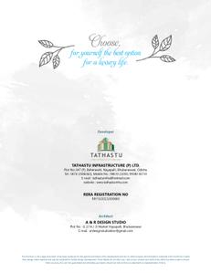 Image of 2165 Sq.ft 3 BHK Apartment / Flat for sale in Tathastu Exotica, Patrapada, Bhubaneswar for Rs. 12000000