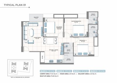 Image of 2970 Sq.ft 3 BHK Penthouse for sale in RAR Parkview Kadamb, Vaishno Devi Circle, Ahmedabad for Rs. 12500000