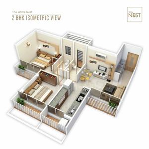 Image of 1000 Sq.ft 2 BHK Apartment / Flat for sale in On Request , Ulwe, Navi Mumbai for Rs. 8800000