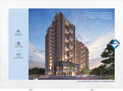 Image of 1850 Sq.ft 3 BHK Apartment / Flat for sale in Satyamev Royal 4, Chandkheda, Ahmedabad for Rs. 9211000