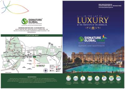 Image of 1081 Sq.ft 3 BHK Apartment / Flat for sale in Signature Global Park V, Sector 36, Sohna for Rs. 9500000