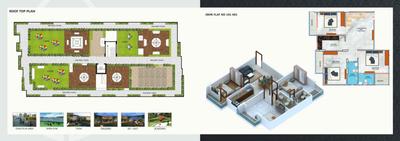 Image of 1400 Sq.ft 3 BHK Apartment / Flat for sale in Satyam Utopia, Panchyawala, Jaipur for Rs. 4500000