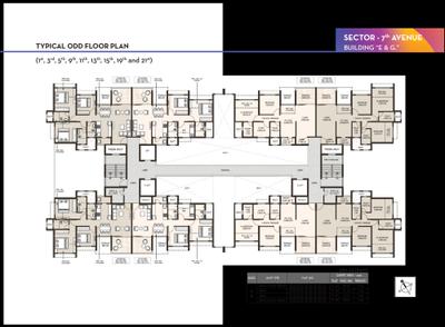 Image of 1150 Sq.ft 3 BHK Apartment / Flat for sale in Kolte Patil Life Republic Sector R7 7th Avenue I Towers, Hinjawadi Phase 2, Pune for Rs. 9800000