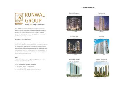 Image of 902 Sq.ft 2 BHK Apartment / Flat for sale in Runwal Elina , Saki Naka, Mumbai for Rs. 24000000