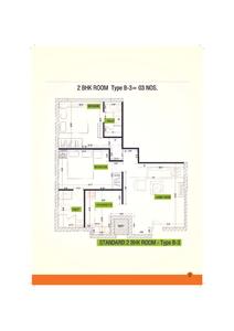 Image of 785 Sq.ft 2 BHK Apartment / Flat for sale in Royal Palms Palms Residences, Goregaon East, Mumbai for Rs. 8500000