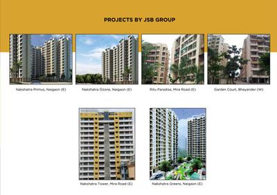 Image of 403 Sq.ft 1 BHK Apartment / Flat for sale in JSB Nakshatra Pride I, Naigaon East, Naigaon for Rs. 3150000