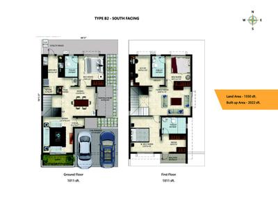 Image of 633 Sq.ft 2 BHK Apartment / Flat for sale in Casagrand Eternia Apartments II, Kalapatti, Coimbatore for Rs. 5500000