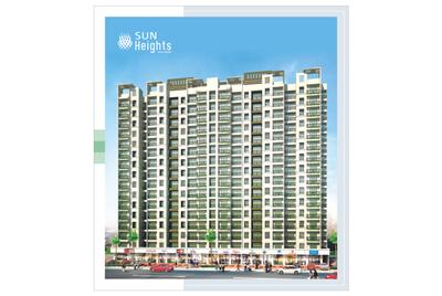 Image of 605 Sq.ft 1 BHK Apartment / Flat for sale in Vinay Unique Sun Heights, Virar West, Virar for Rs. 2900000