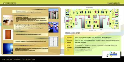 Image of 1000 Sq.ft 2 BHK Apartment / Flat for sale in Astha Retreat, Vrindavan Yojana, Lucknow for Rs. 6000000