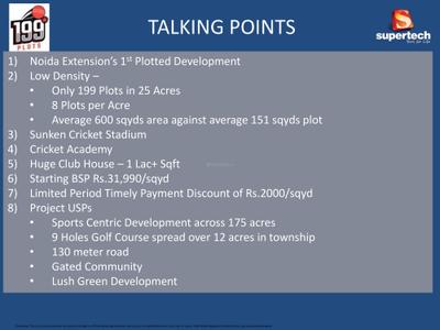Supertech 199 Plots Brochure 16