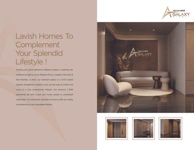 Image of 1100 Sq.ft 2 BHK Apartment / Flat for sale in Alliance Galaxy by Alliance Infra, Airoli, Navi Mumbai for Rs. 15000000