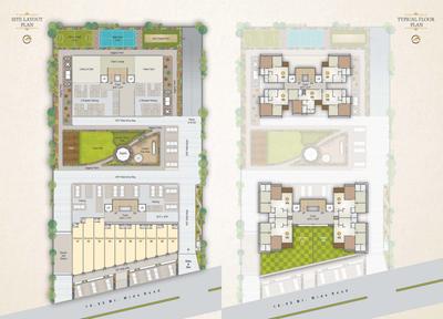 Image of 1305 Sq.ft 2 BHK Apartment / Flat for sale in Aristo Bliss, Gota, Ahmedabad for Rs. 6800000