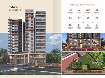 Image of 1238 Sq.ft 2 BHK Apartment / Flat for sale in Shyam Elegance, Jahangir Pura, Surat for Rs. 4551000