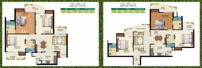 Image of 985 Sq.ft 2 BHK Apartment / Flat for sale in The Antriksh Golf View I Phase II, Sector 78, Noida for Rs. 9200000