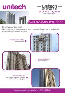 Image of 1555 Sq.ft 2 BHK Apartment / Flat for sale in Unitech Downtown, New Town, Kolkata for Rs. 14000000