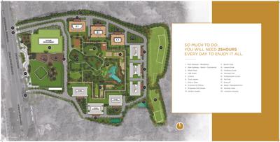Image of 1302 Sq.ft 3 BHK Apartment / Flat for sale in Runwal The Central Park, Chinchwad, Pune for Rs. 11911233
