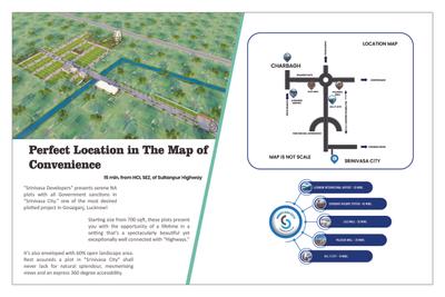 Image of 788 Sq.ft Residential Plot / Land for sale in Srinivasa City, Nizampur, Lucknow for Rs. 2250000