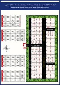 Image of 925 Sq.ft Residential Plot / Land for sale in Vikaa Royal Garden, West Tambaram, Chennai for Rs. 3236575