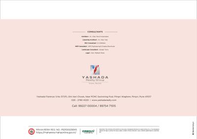 Image of 1041 Sq.ft 2 BHK Apartment / Flat for sale in Yashada Florenza, Pimpri, Pune for Rs. 8700000