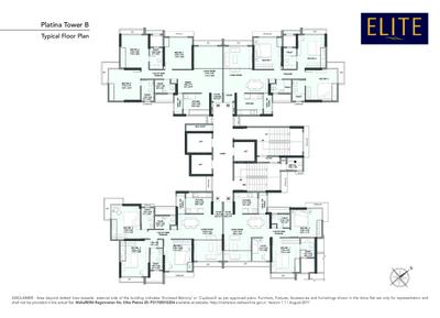 Image of 1200 Sq.ft 2.5 BHK Apartment / Flat for sale in Wadhwa Elite Solitaire 16, Thane West, Thane for Rs. 15900000