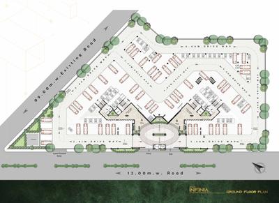Image of 1545 Sq.ft 3 BHK Apartment / Flat for sale in R City Patels Infinia, Ambernath East, Ambernath for Rs. 7500000