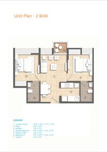 Image of 350 Sq.ft 1 BHK Apartment / Flat for sale in Lodha Crown Kolshet, Kolshet, Thane for Rs. 7000000