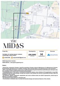 Image of 2763 Sq.ft 3 BHK Apartment / Flat for sale in Saharsh The Midas, Kudasan, Gandhinagar for Rs. 13508000