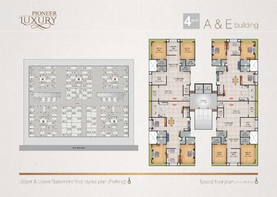 Image of 2350 Sq.ft 4 BHK Apartment / Flat for sale in Pioneer Luxury, Bhimrad, Surat for Rs. 16500000