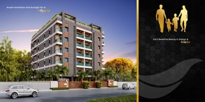 Image of 1550 Sq.ft 3 BHK Apartment / Flat for sale in Brahma The Wingz III, Gotri, Vadodara for Rs. 8300000