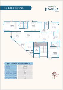 Image of 957 Sq.ft 3 BHK Apartment / Flat for sale in Momsha Pratibha Sadan, Salisbury Park, Pune for Rs. 17500000