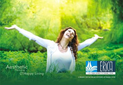 Image of 1500 Sq.ft 3 BHK Apartment / Flat for sale in Sagar Erica, Wakad, Pune for Rs. 8375200