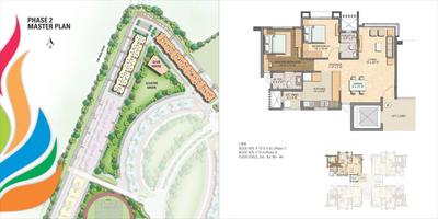 Image of 1210 Sq.ft 2 BHK Apartment / Flat for sale in Savvy Swaraaj Pragati PH 2 2A, Gota, Ahmedabad for Rs. 6000000