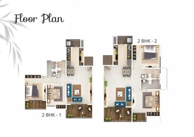 Image of 1048 Sq.ft 2 BHK Apartment / Flat for sale in Majestique Memories, Mohammed Wadi, Pune for Rs. 6500000