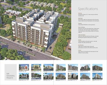 Image of 990 Sq.ft 2 BHK Apartment / Flat for sale in Tathya Somya Residency, Ujala Circle, Ahmedabad for Rs. 4200000