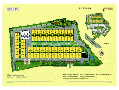 Image of 1640 Sq.ft 3 BHK Apartment / Flat for sale in Panchsheel Prime 390 Phase 2, Shastri Nagar, Ghaziabad for Rs. 12000000