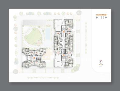 Image of 824 Sq.ft 3 BHK Apartment / Flat for sale in Ashwamegh Elite, Sargasan, Gandhinagar for Rs. 7900000