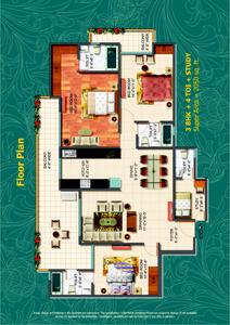 Image of 614 Sq.ft 1 BHK Apartment / Flat for sale in Maxblis Grand Kingston, Sector 75, Noida for Rs. 8300000