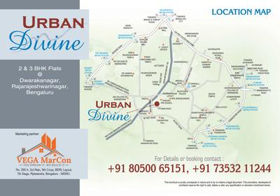 Image of 1130 Sq.ft 2 BHK Apartment / Flat for sale in Urban Divine, Subramanyapura, Bengaluru for Rs. 8100000