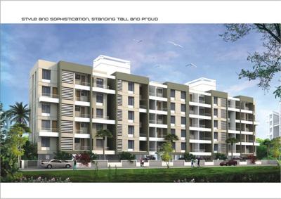 Image of 630 Sq.ft 1 BHK Apartment / Flat for sale in Nisarg Meadows, Wakad, Pune for Rs. 5500000