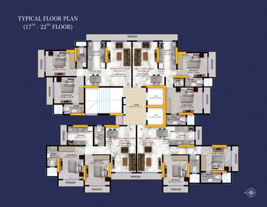 Image of 1050 Sq.ft 2 BHK Apartment / Flat for sale in The Pearl Borivali Rajmani CHSL, Borivali West, Mumbai for Rs. 21000000