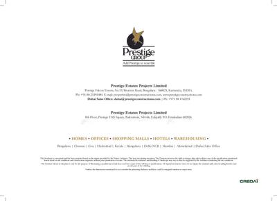 Image of 4012 Sq.ft 4 BHK Villa for sale in Prestige Hillside Gateway Villas, Kakkanad, Kochi for Rs. 49600000