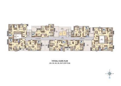 Image of 934 Sq.ft 2 BHK Apartment / Flat for sale in Pushp Vihar, Barrackpore, Kolkata for Rs. 2000000