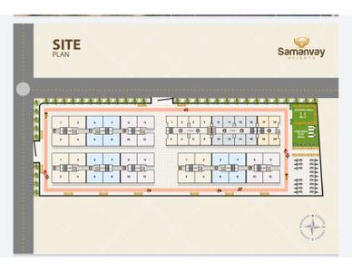 Image of 1200 Sq.ft 2 BHK Apartment / Flat for sale in Dream Samanvay Heights Phase 2, Bhagwatipara, Rajkot for Rs. 2200000
