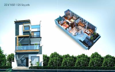 Image of 900 Sq.ft 2 BHK Independent House for sale in Rana Mascot City, Gholu Majra, Dera Bassi for Rs. 4500000