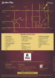 Image of 1100 Sq.ft 3 BHK Apartment / Flat for sale in MG The Landmark, Jagatpura, Jaipur for Rs. 6000000