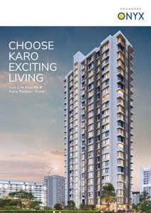 Image of 590 Sq.ft 2 BHK Apartment / Flat for sale in Growmore Onyx, Malad West, Mumbai for Rs. 9800000