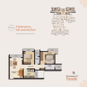 Image of 900 Sq.ft 2 BHK Apartment / Flat for sale in Tridhaatu Prarambh, Chembur, Mumbai for Rs. 22500000